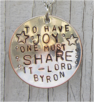 Lord Byron on Joy